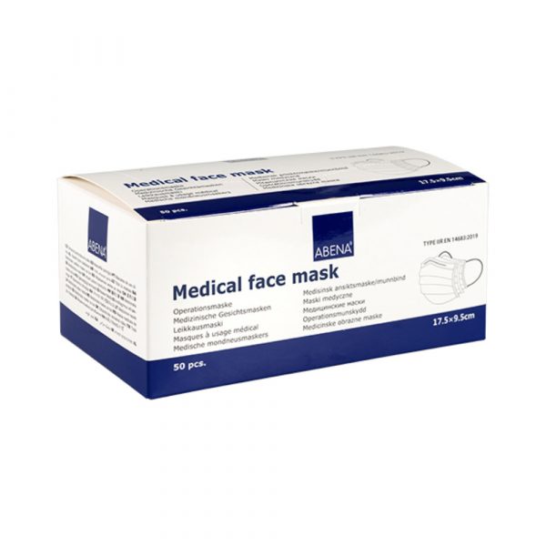 Μάσκα Προσώπου AbenaType IIR Μπλε συσκευασία 50τεμαχίων 1000010123 ιατρικά ορθοπεδικά είδη medkey.gr2