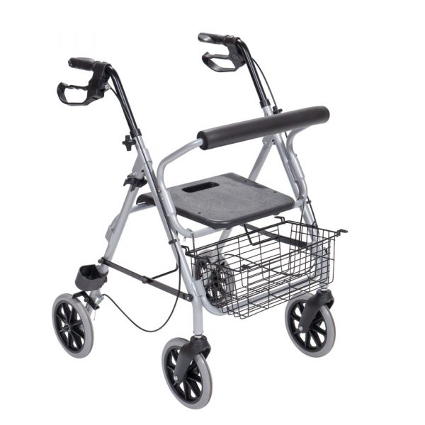  Rollator Αλουμινίου Silver 0808491 ιατρικά ορθοπεδικά είδη medkey.gr1 